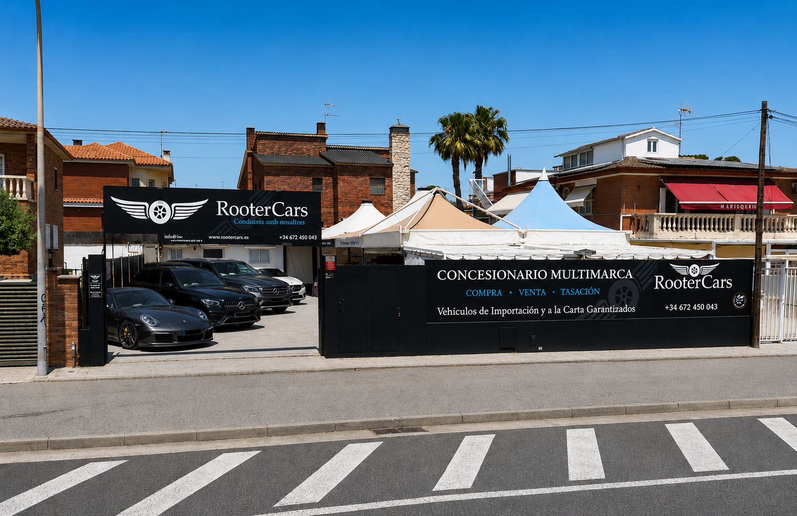 Concesionario ROOTERCARS con vehículos importados